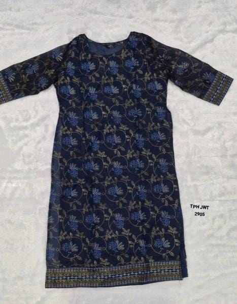 Premium Rayon Double-Layered Straight Kurta